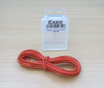 7M PACK OF RED 16/0.2 CABLE - Chester Model Centre