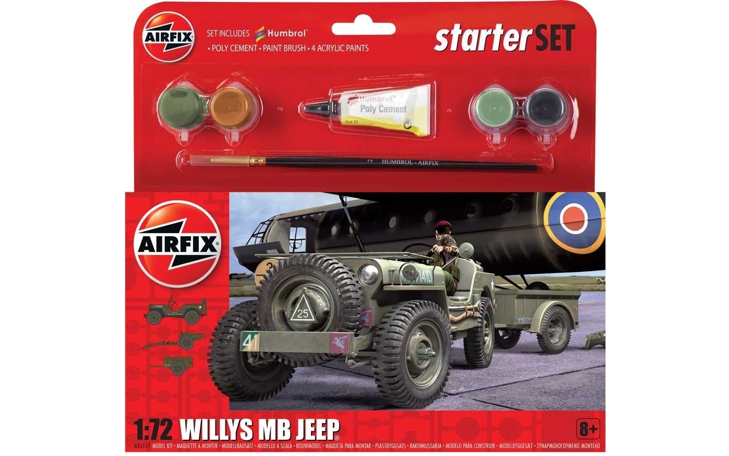 Willys MB Jeep Small Starter Set - Chester Model Centre