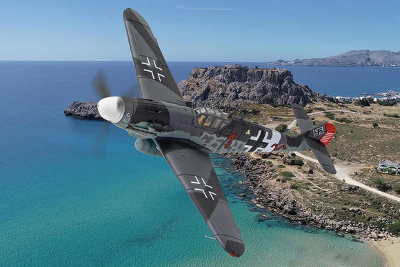 Corgi AA27111 Messerschmitt Bf 109G-2 (Trop) 'Red 1', Hpt. Werner Schroer - Chester Model Centre