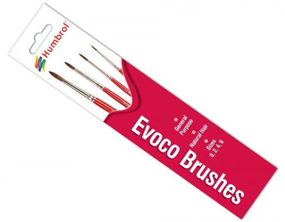 Evoco Brush Pack 0  2  4  6 - Chester Model Centre