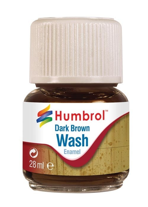 28ml Enamel Wash - Dark Brown - Chester Model Centre