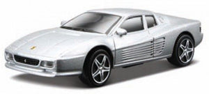 Burago 1:43 31097Z Ferrari 512 TR 1984 R and P - Silver - Chester Model Centre