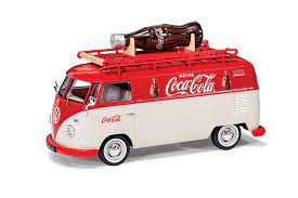 Corgi CC02740 Coca-Cola Volkswagen Campervan Type 2 (T1) Split Screen - Giant Coke Bottle - Chester Model Centre