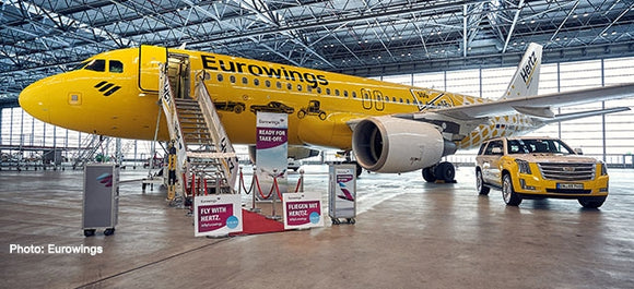 Airbus A320 Eurowings D-ABDU Hertz 100yrs (1:200) - Chester Model Centre