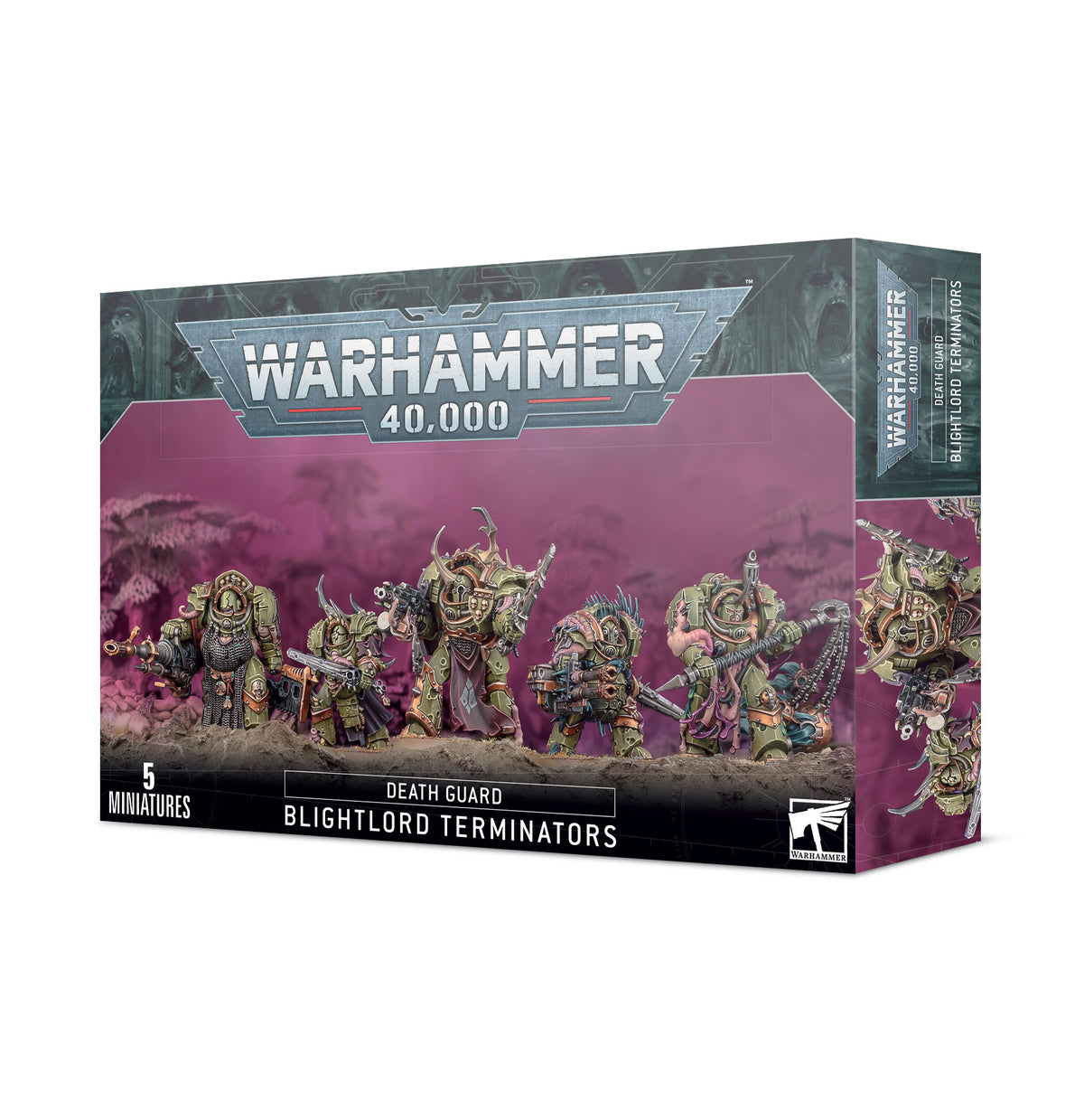 Death Guard Blightlord Terminators - Chester Model Centre
