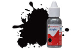 Humbrol Acrylic No 85 Black Satin   