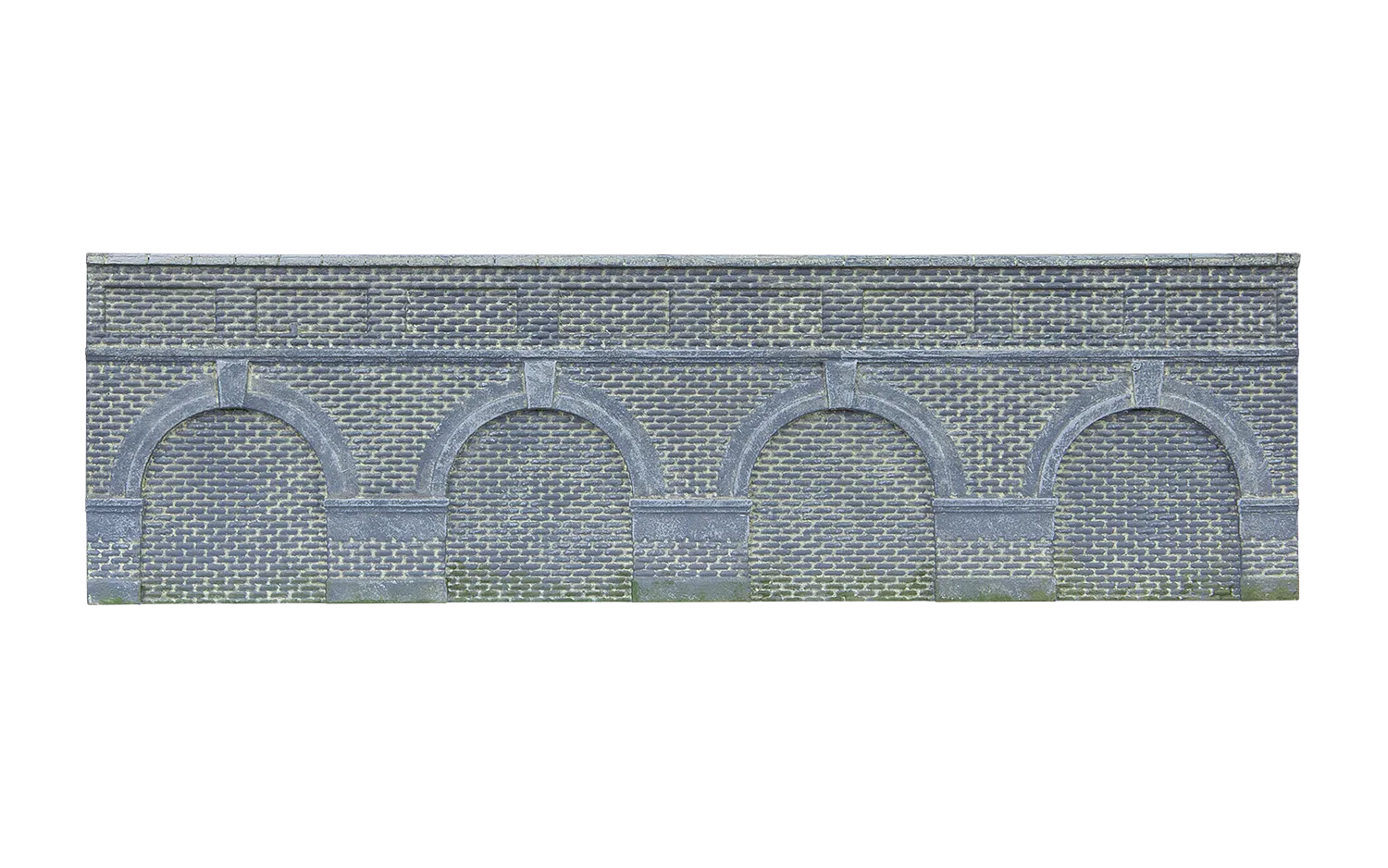 Low Level Arched Retaining Walls x2 (Engineers Blue Brick) - Chester Model Centre