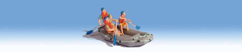 NOCH HO WHITE WATER RAFT WITH FIGURES - Chester Model Centre