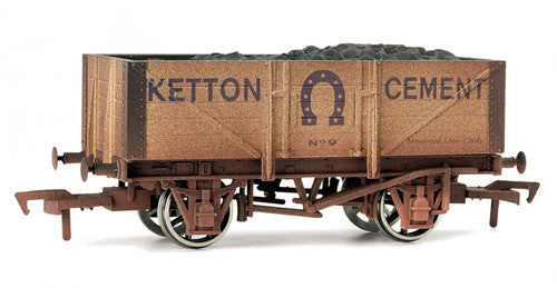 Dapol 4F-051-008 5 PLANK WAGON KELTON CEMENT WEATHERED - Chester Model Centre