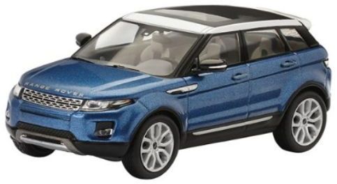 Ixo Models Range Rover Dealer Exclusive Evoque 5 Door 1:43 Mauritus Blue - Chester Model Centre