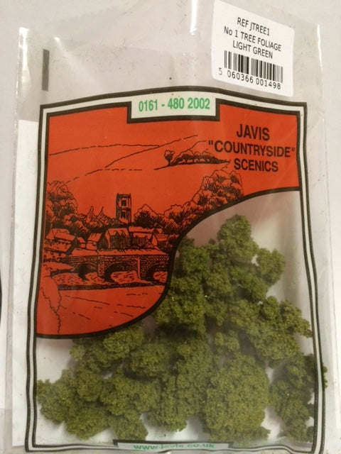 No 1 Tree Foliage Light Green - Chester Model Centre