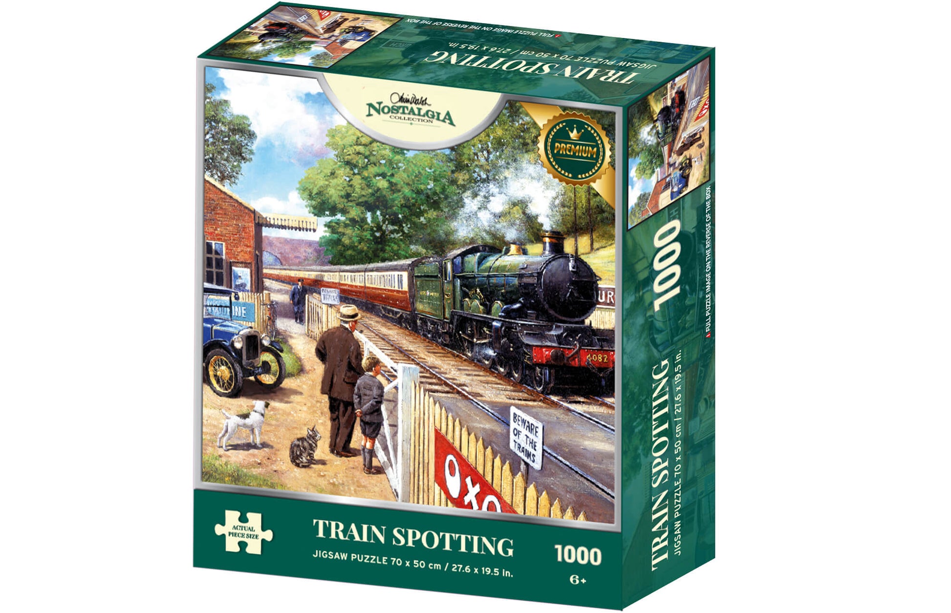 Kevin Walsh Train Spotting 1000 piece 3D Jigsaw Puzzle - Chester Model Centre