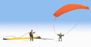 Noch OO Gauge N15886 Paragliders (2) Figure Set - Chester Model Centre