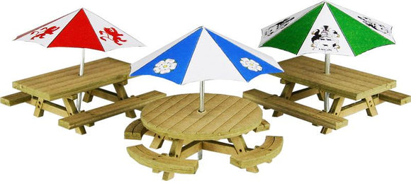 OO Picnic Tables - Chester Model Centre