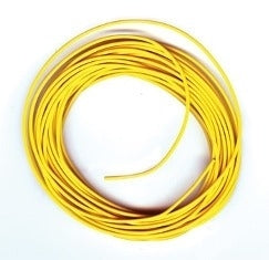 Electrical Wire  Yellow  3 amp  16 strand - Chester Model Centre