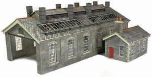 S & C Style Stone Engine Shed Double Track - Chester Model Centre