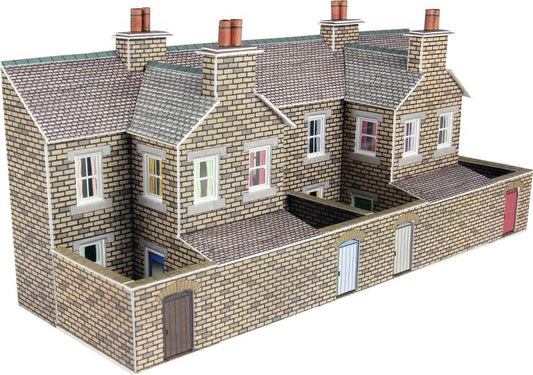 N Gauge Low Relief House Backs Stone - Chester Model Centre