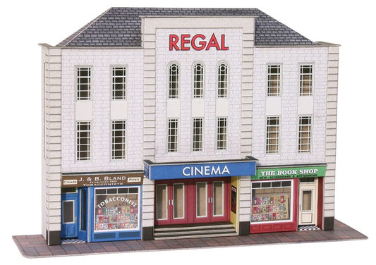 OO Gauge Low Relief Cinema & Shops - Chester Model Centre