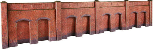 OO Retaining Wall Red Brick - Chester Model Centre