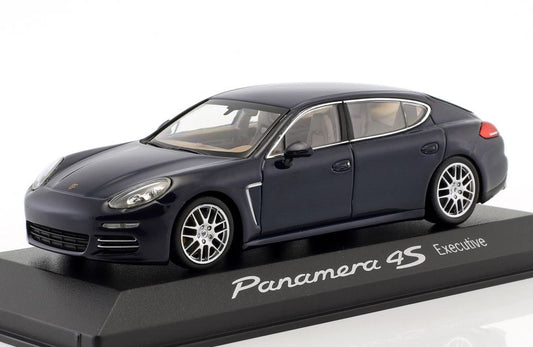 Minichamps 1:43 Porsche Panamera 4S Executive Gen II. 2014 Dark Blue - Chester Model Centre