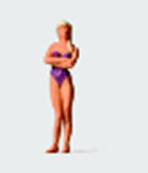 Preiser 28071 Female Bather Standing Figure - Chester Model Centre