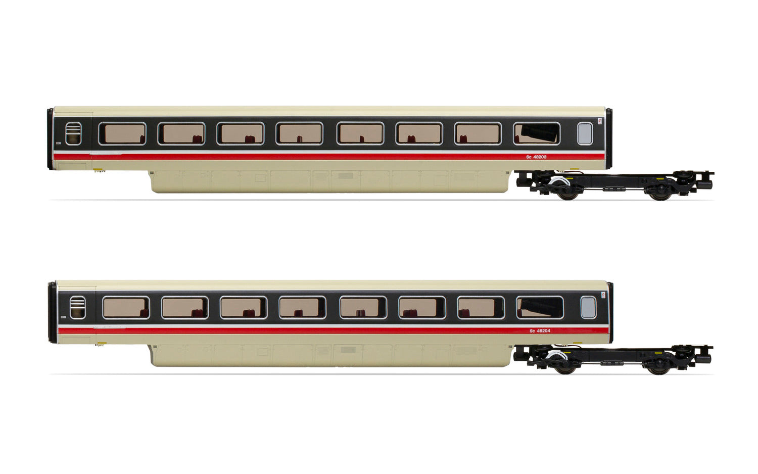 Hornby R40011 BR, Class 370 Advanced Passenger Train 2-car TS Coach Pack, 48203 + 48204 - Era 7 - Chester Model Centre