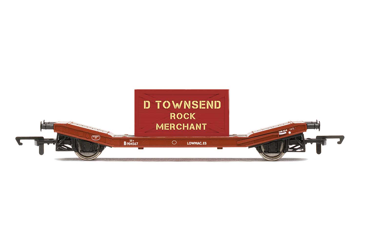 R60033 Lowmac & Load , 'D Townsend Rock Merchants' - Chester Model Centre