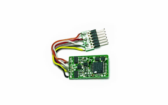 2 Function Locomotive Decoder with NEM 651, 6 Pin Plug - Chester Model Centre