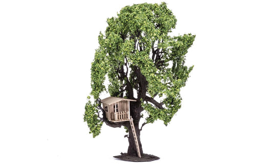 Tree with Tree House 15cm - Chester Model Centre